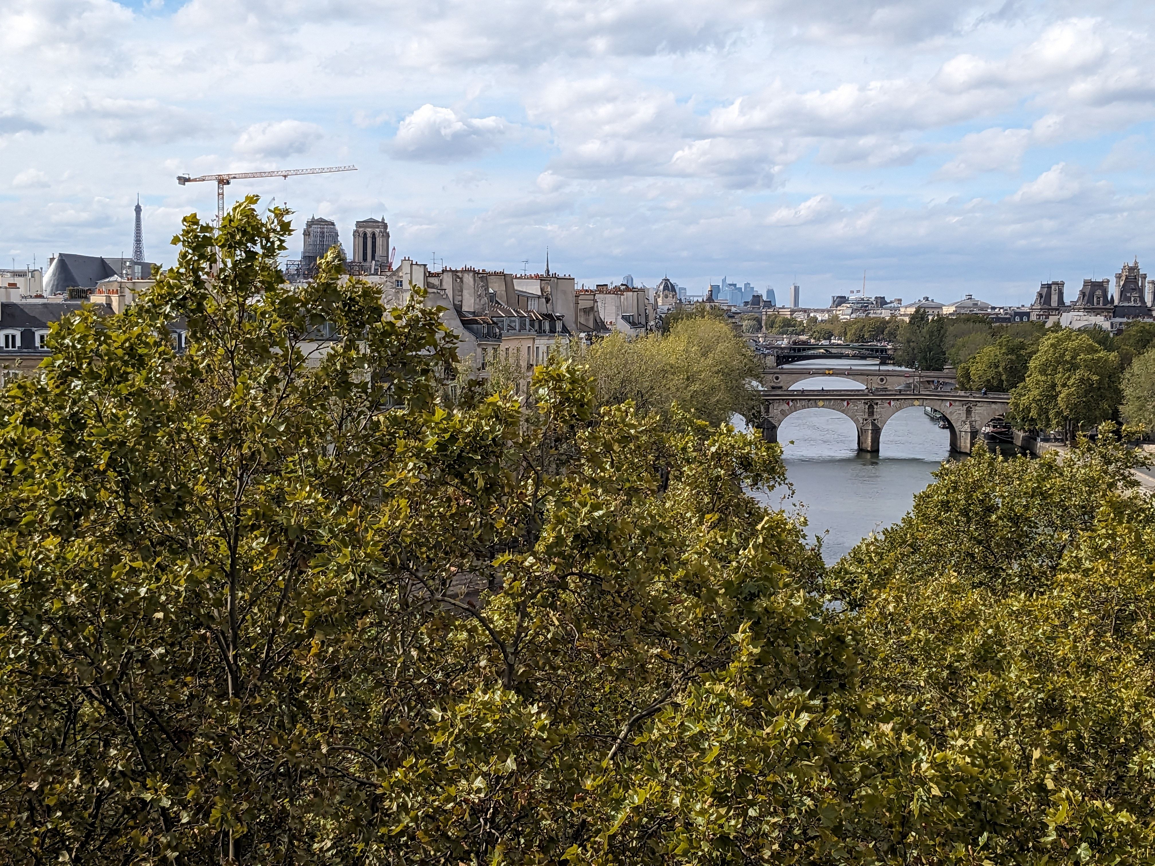Location Petit studio offrant vue panoramique sur la Seine (loyer tout inclus)