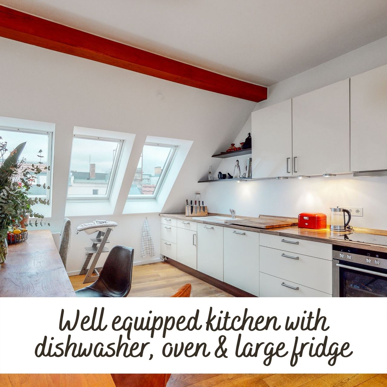 Spacious, quiet, sauna top-floor apartment in Prenzlauer Berg