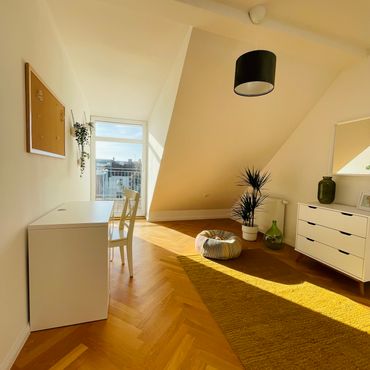 Penthouse modern with big terrace, nice view ! in Rummelsburg