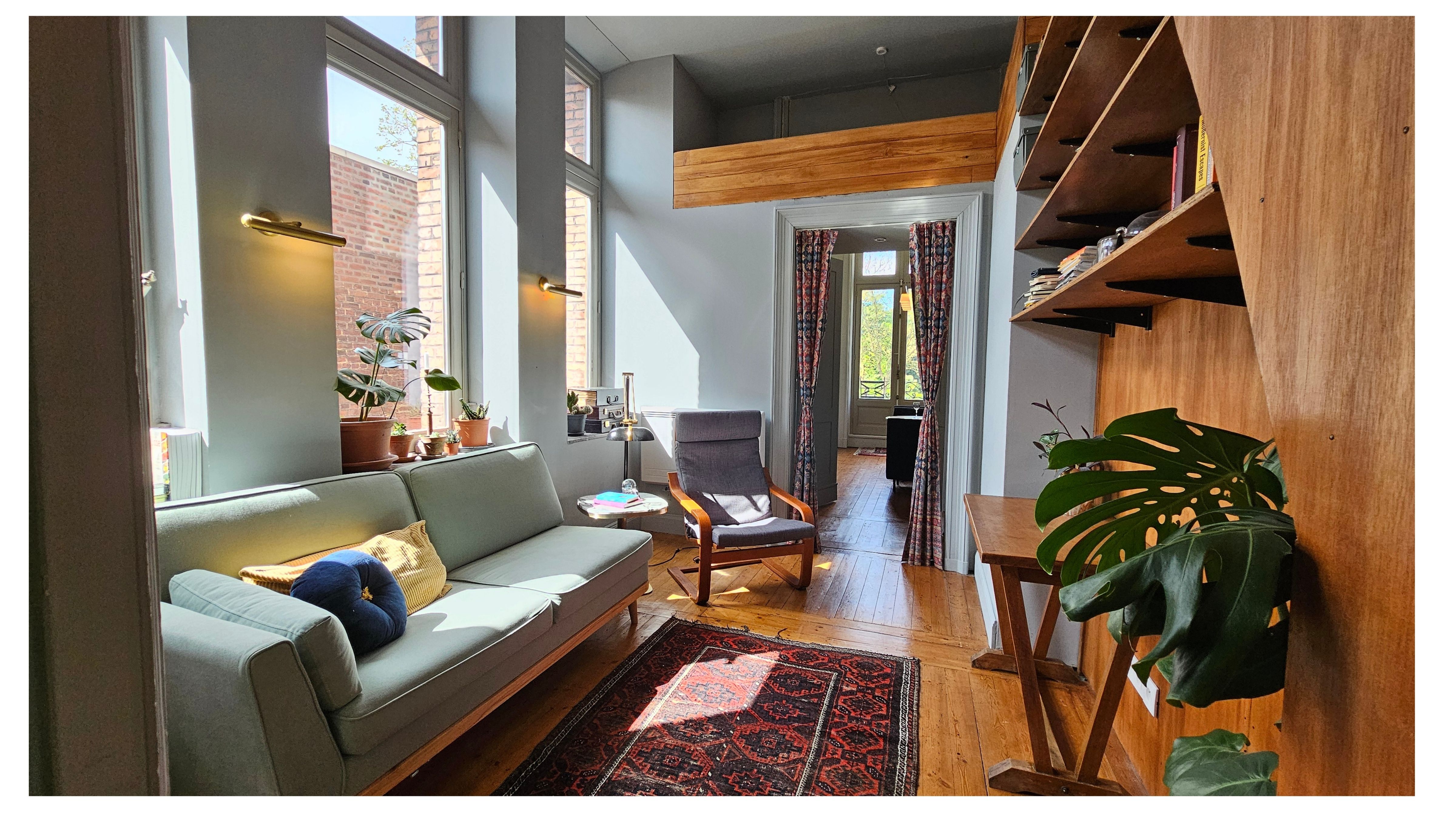 Location Appartement T3 Bis Entièrement Meublé avec Mezzanine et Balcon (loyer tout inclu