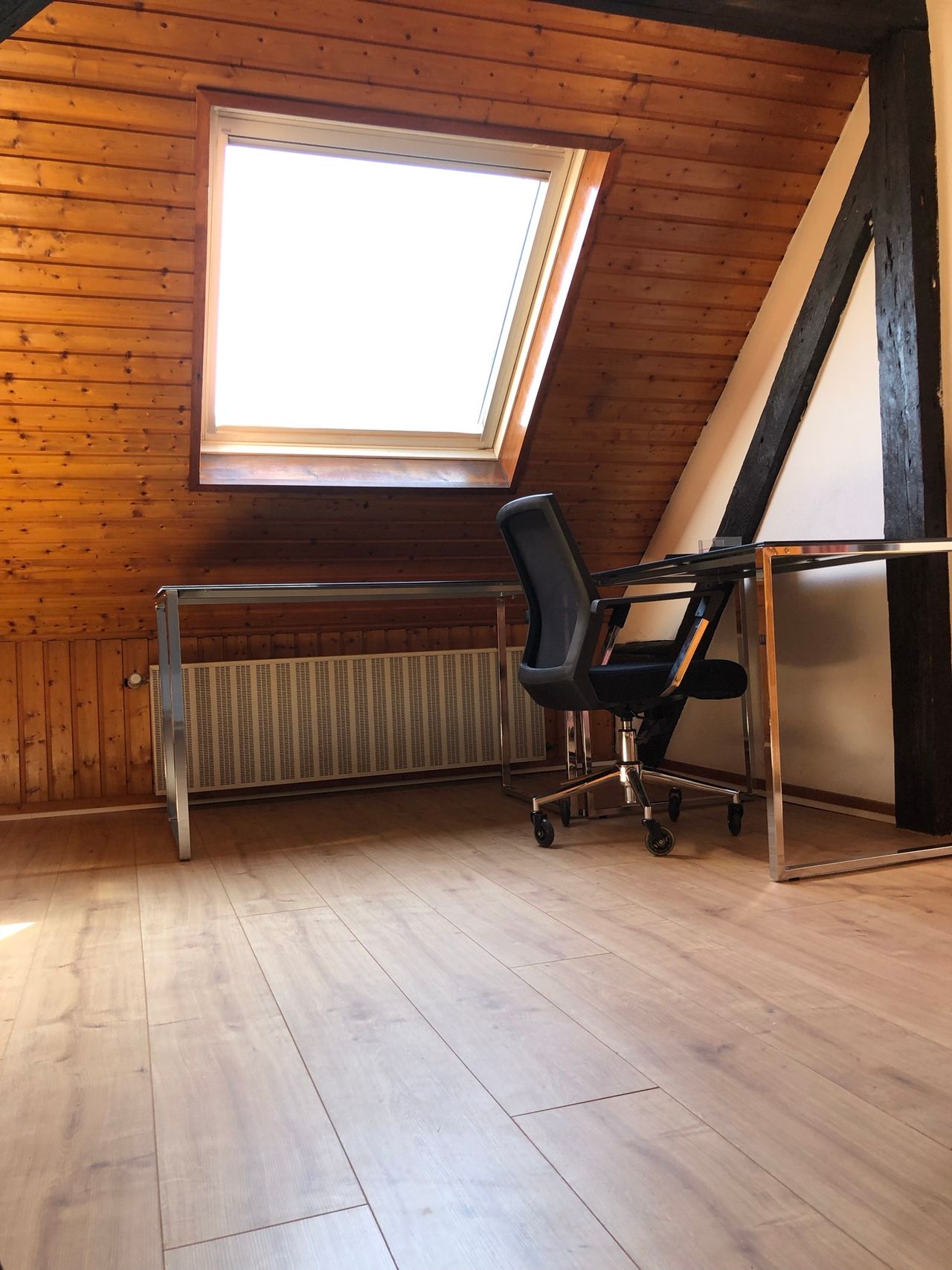 Comfortable loft, centrally located, in „green belt“ of F., cleaning included
