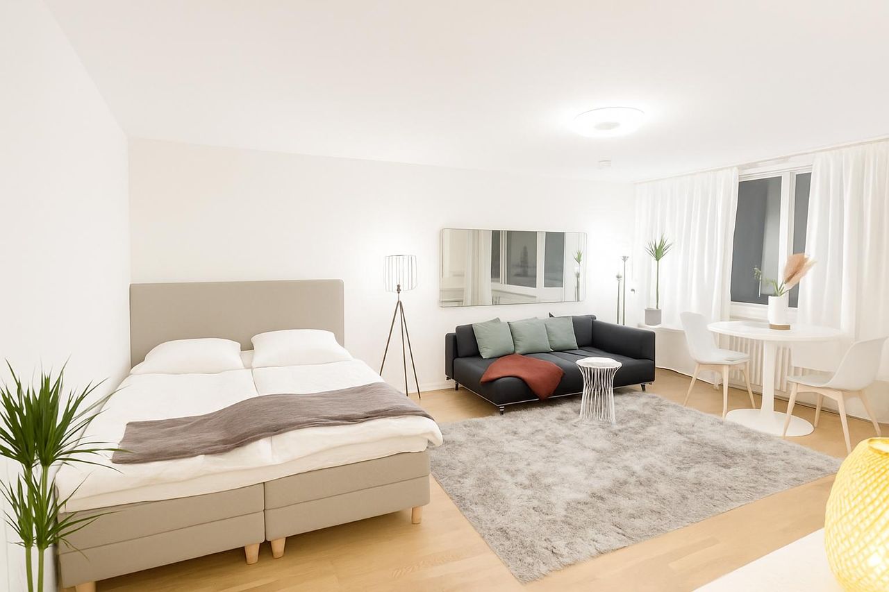 Charming Studio with balcony in Schwabing