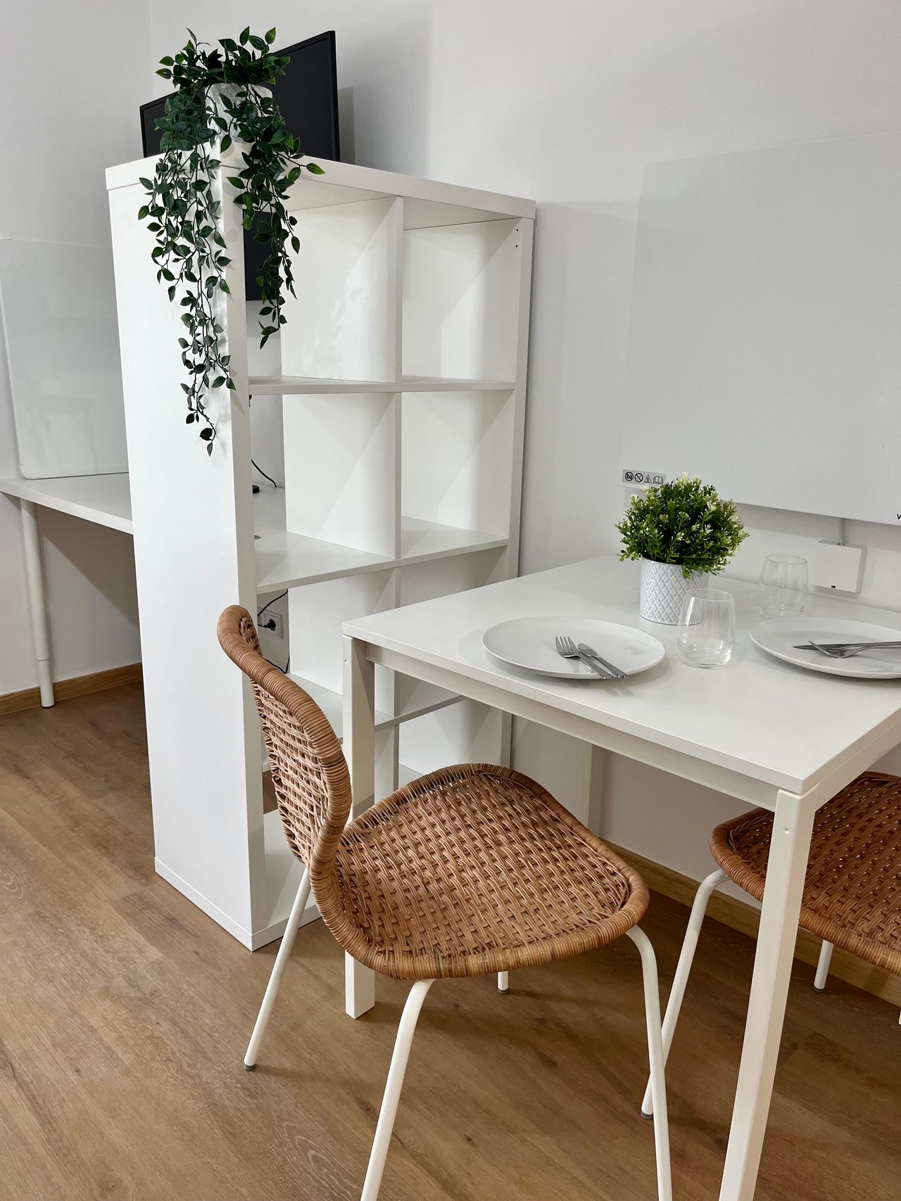 All-inclusive 1-room apartment with large balcony