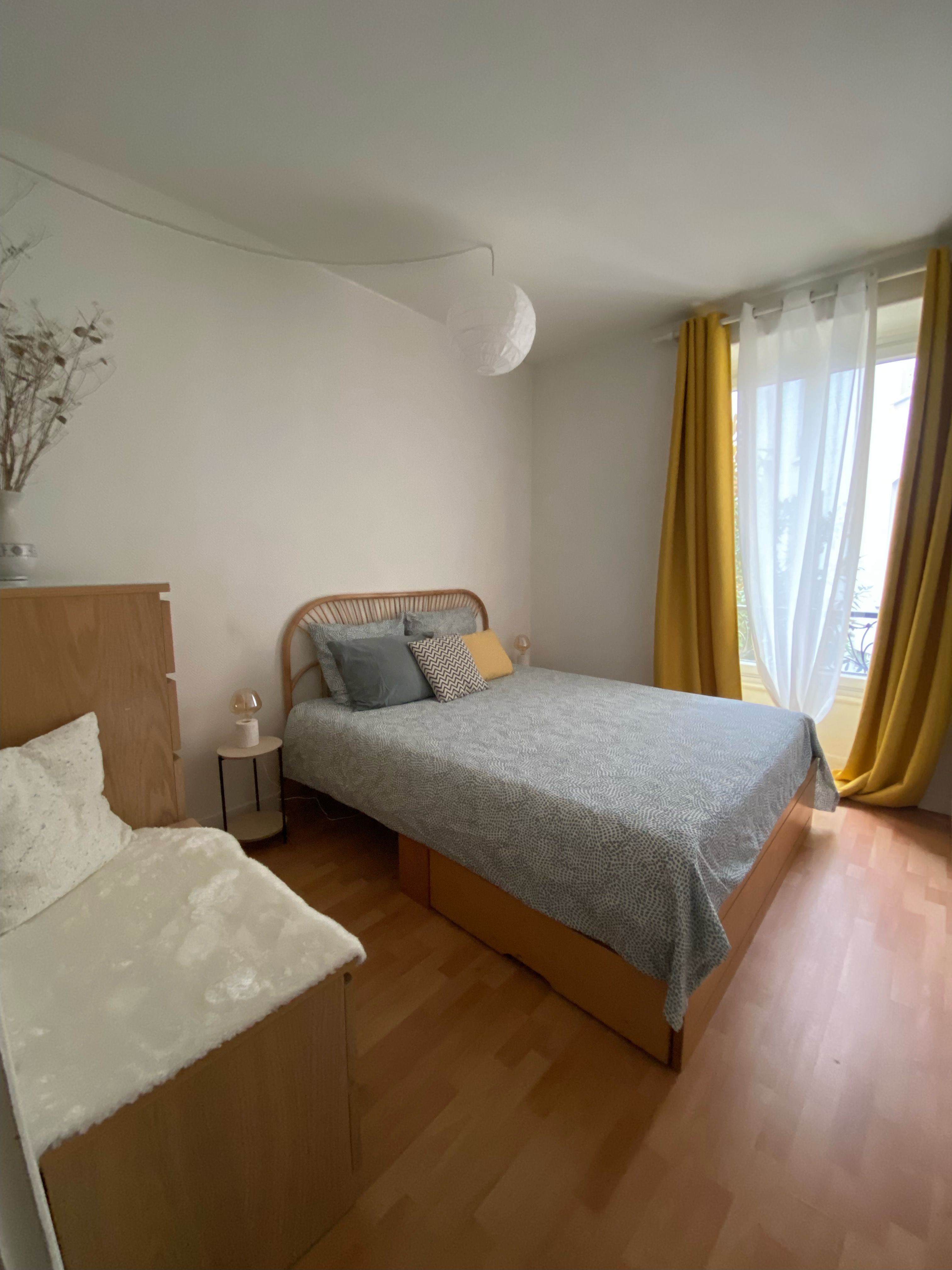 Charmant Appartement Meublé 3 Pièces à Louer à Bastille, Paris 11ème (loyer tout inclus) Paris 11ème