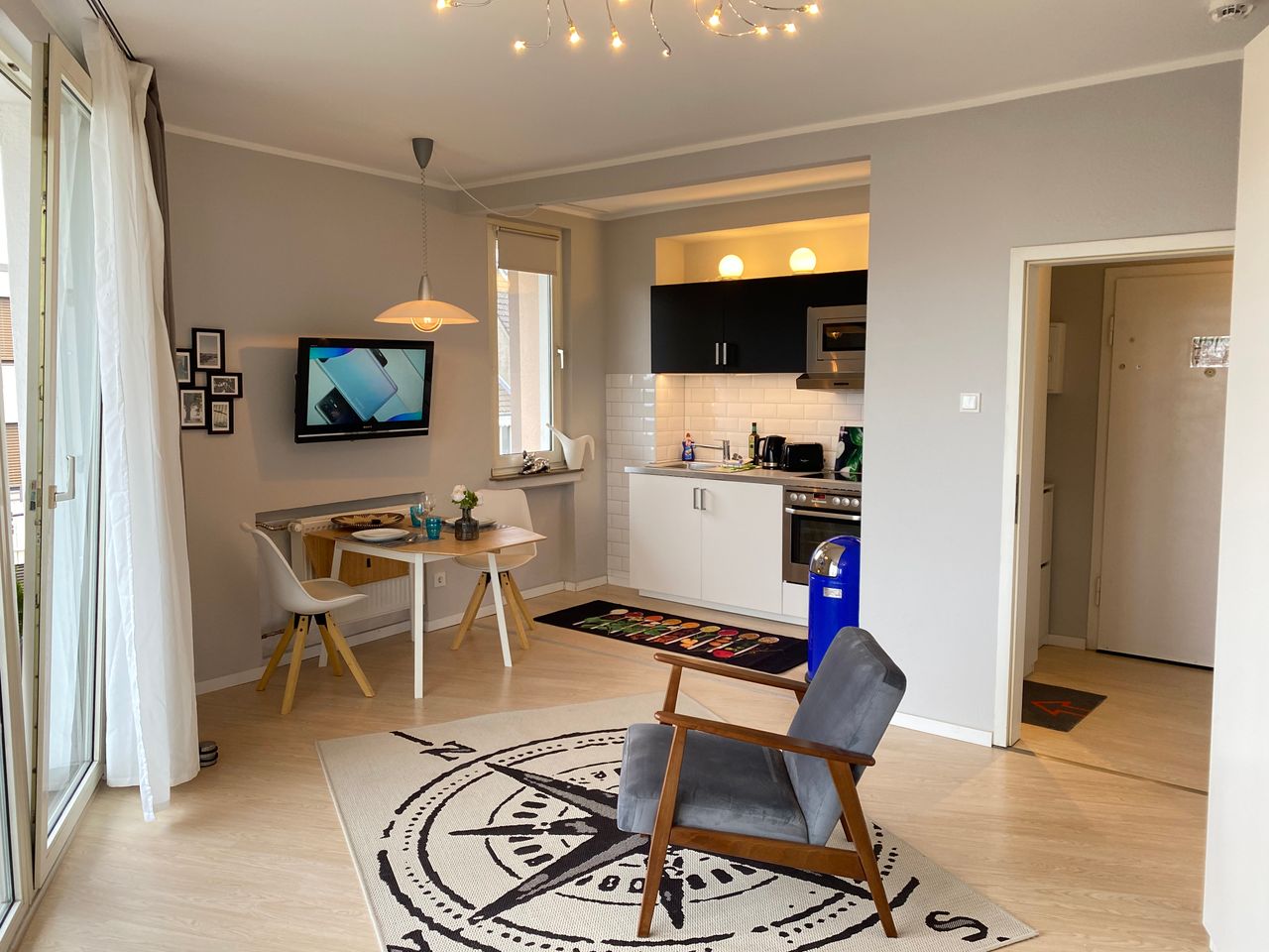 Cute apartment located centrally over the roofs of Duesseldorf Pempelfort.