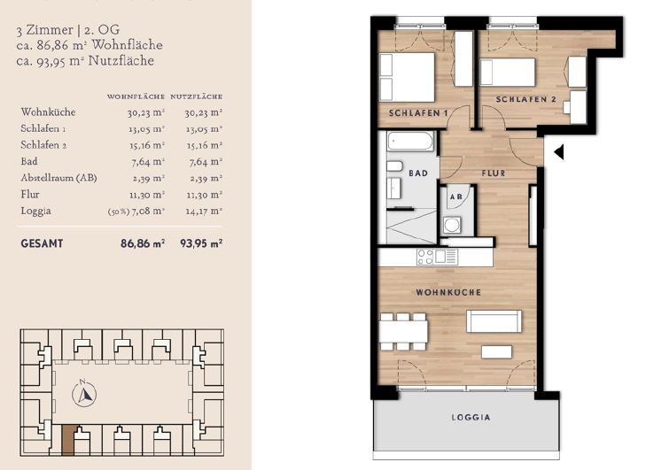 High-end furnished new-build apartment with large balcony, Alpine view & underground parking in Munich-Neufreimann