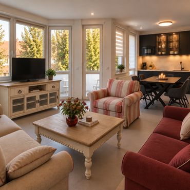 First Occupancy After Renovation – Stylish Furnished 100 m² Apartment with Balcony in Berlin-Steglitz in Steglitz