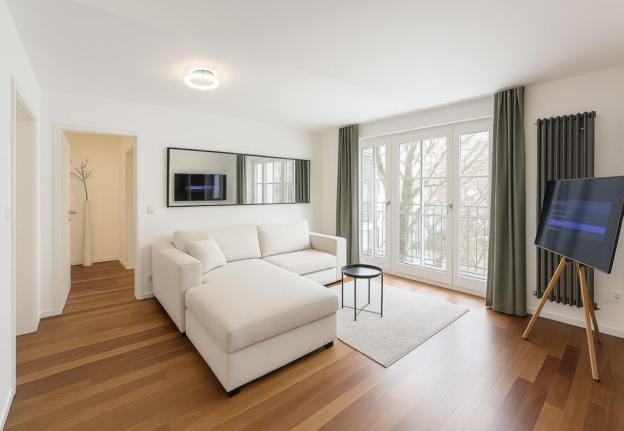 Fashionable flat with 2 bedrooms and two bathrooms in München