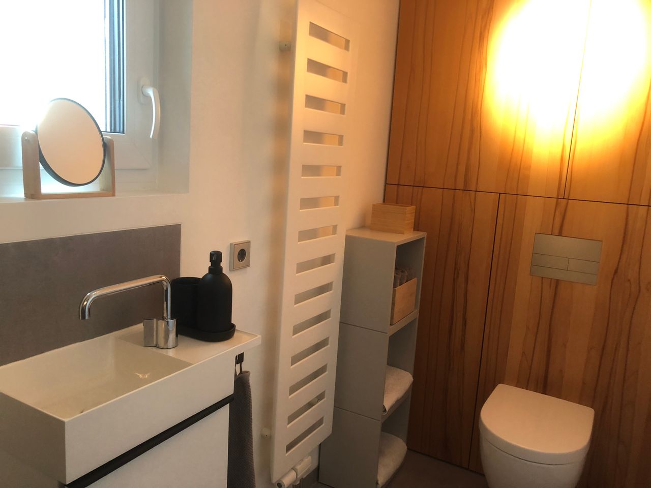 Furnished, light-flooded penthouse loft with large roof terrace and Taunus view in a central location in Bad Vilbel near Frankfurt