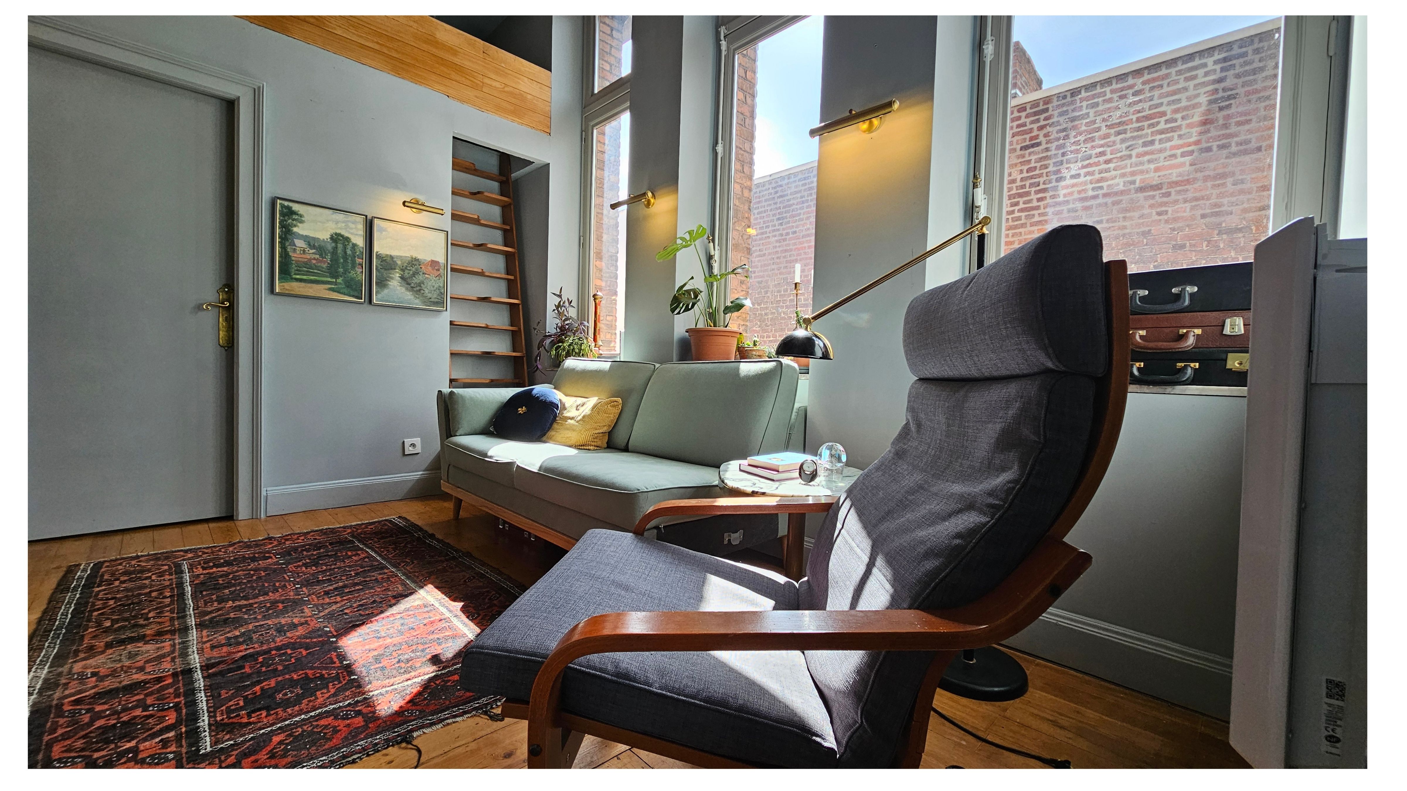 Location Appartement T3 Bis Entièrement Meublé avec Mezzanine et Balcon (loyer tout inclu