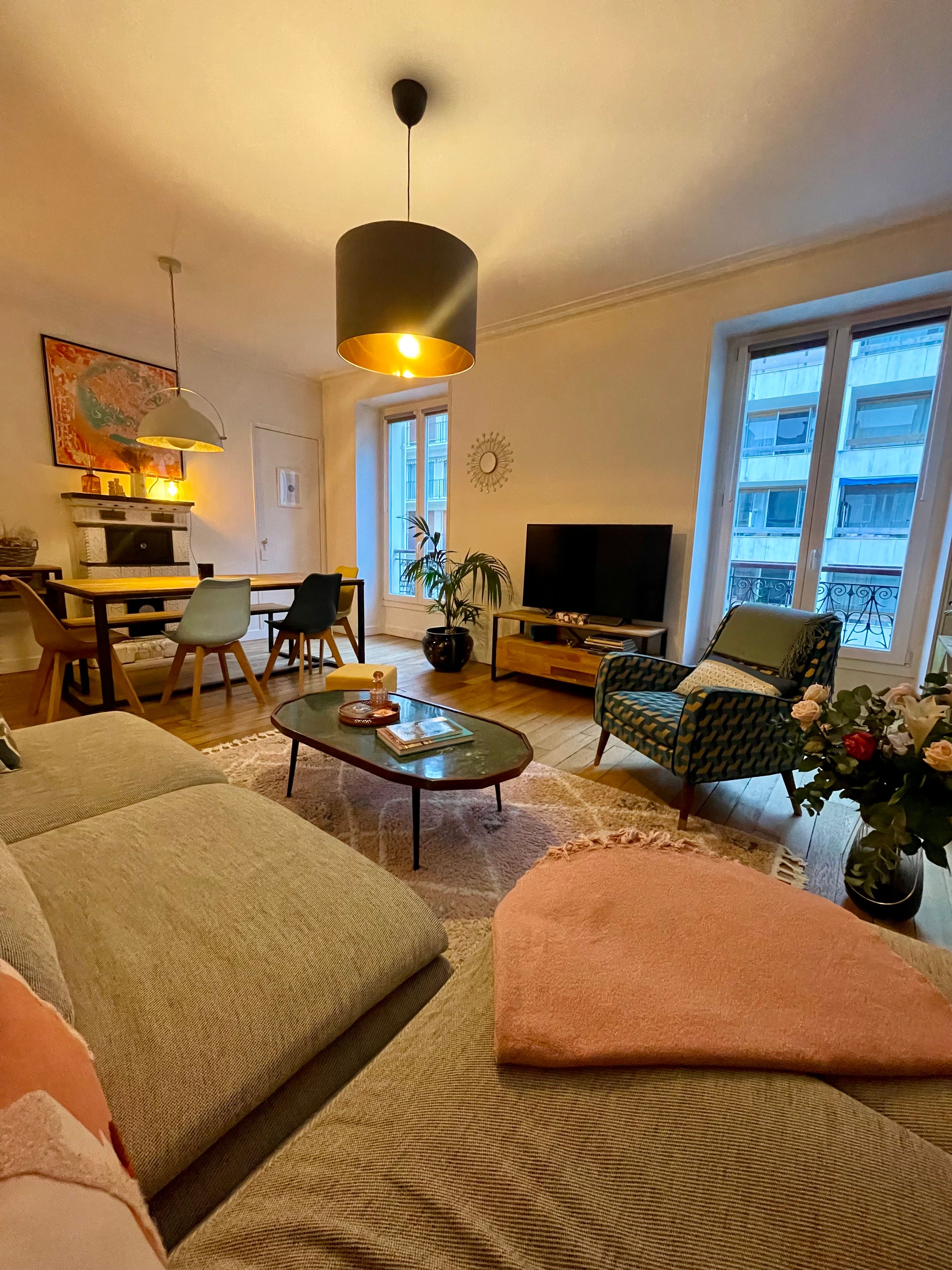 Location Appartement meublé, 65 m2 au cœur du village d’Auteuil à Paris (loyer tout inclu