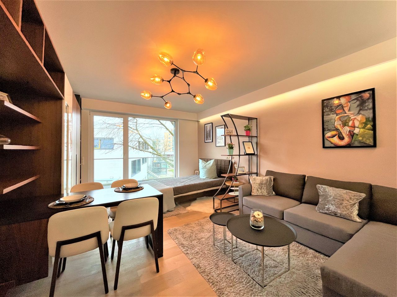 Cozy and modern studio apartment