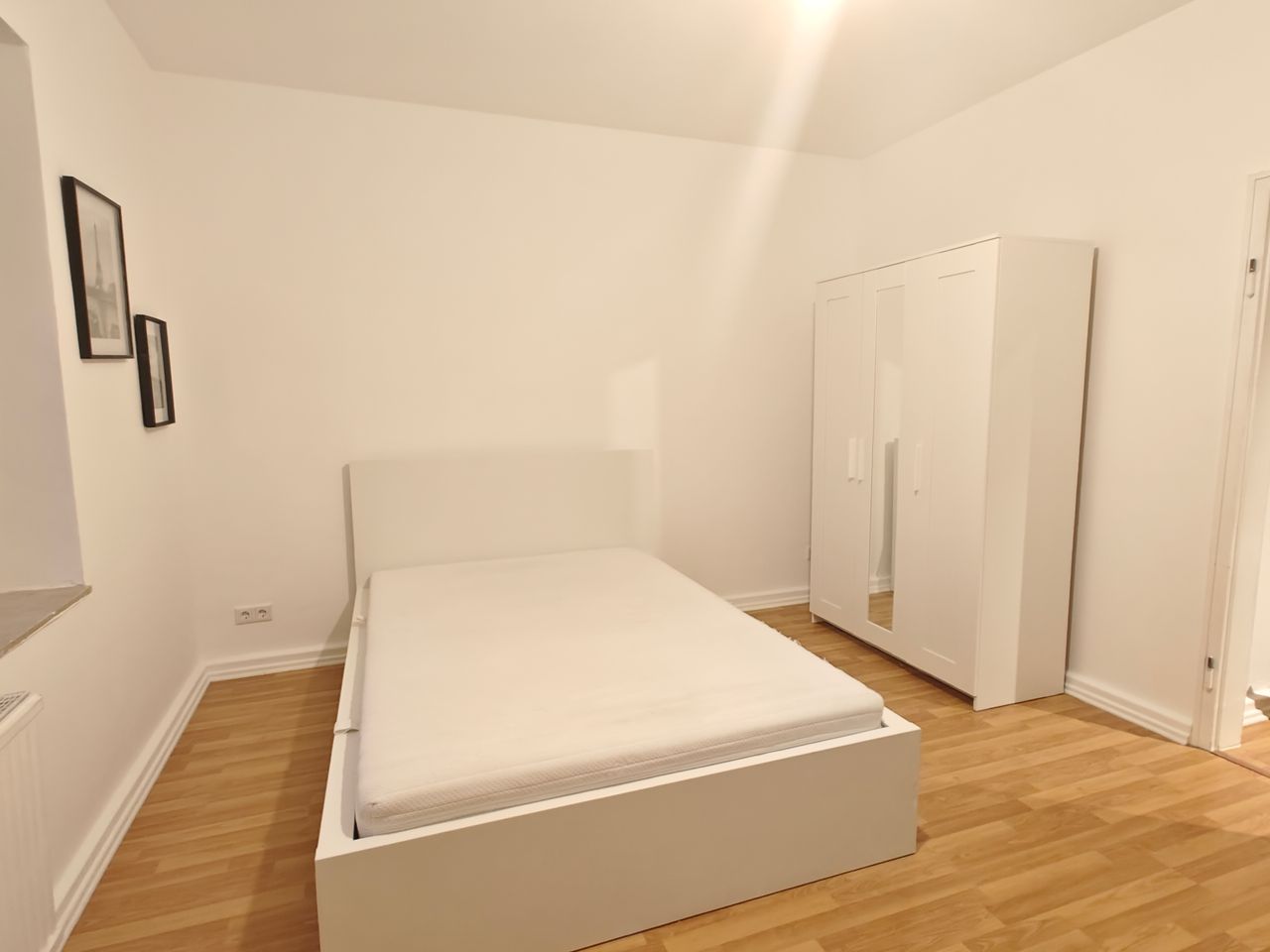 Single apartment with kitchen and two balconies