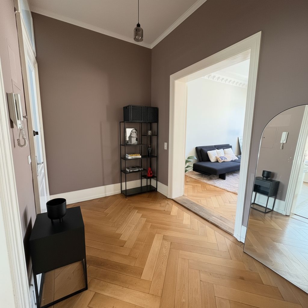 Elegant Designer Apartment with Historic Charm & High-End Features near City Center and Main River