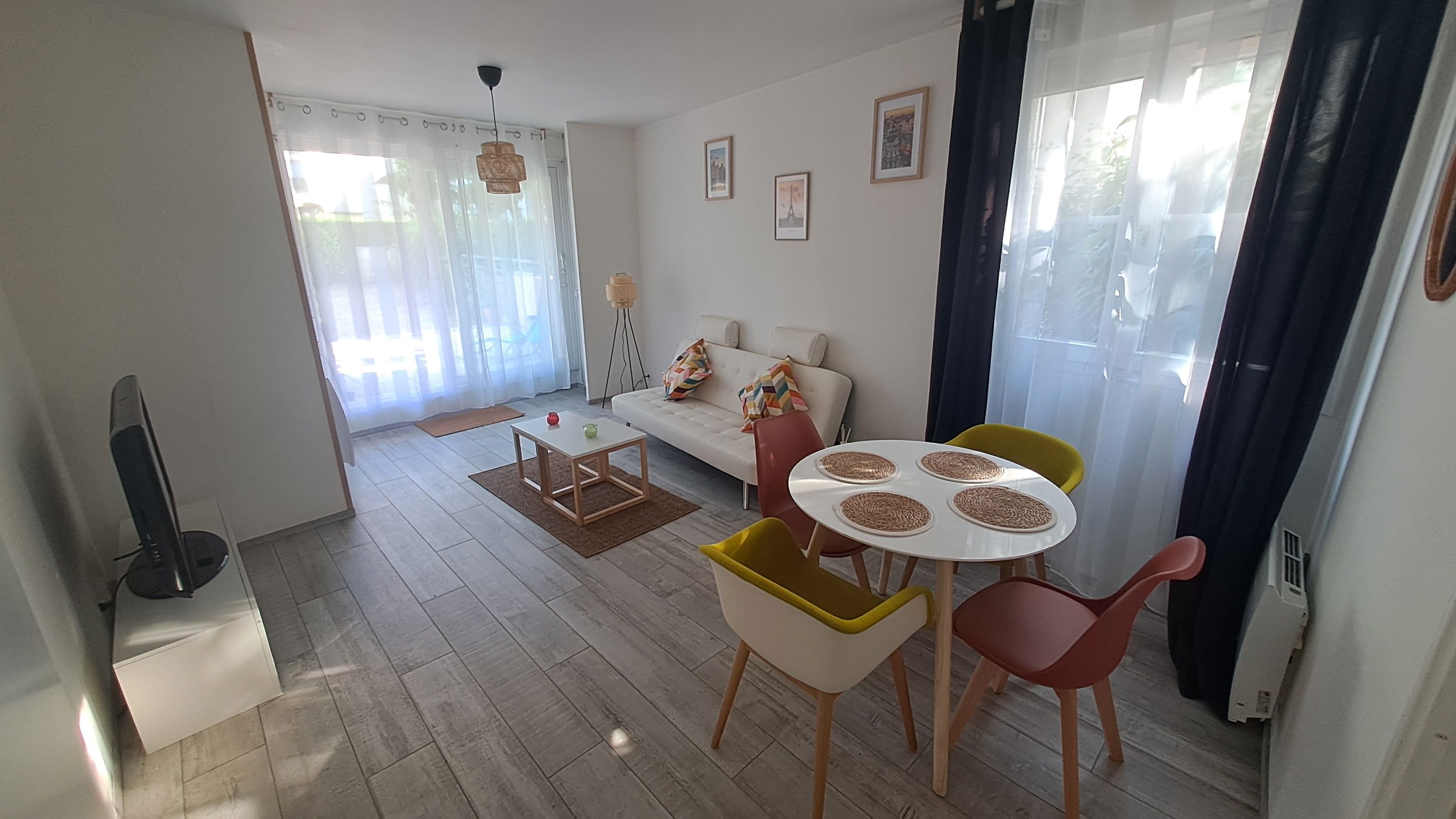 Appartement T2 entièrement meublé, avec jardin, terrasse et place de parking (loyer tout inclus) Cergy