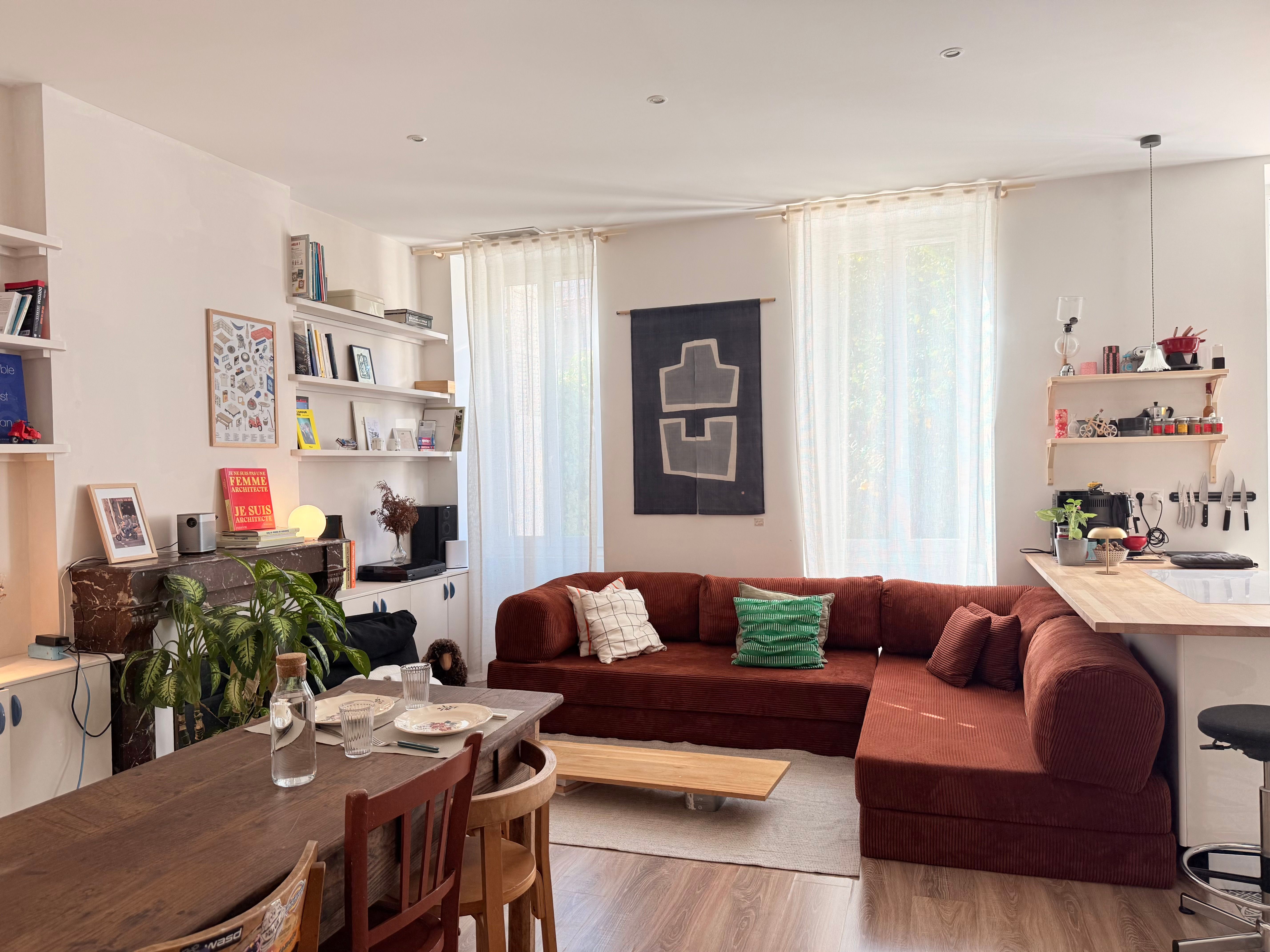 Grand T3 meublé avec terrasse - Rue Paradis, Marseille 8ᵉ (loyer tout inclus) Marseille