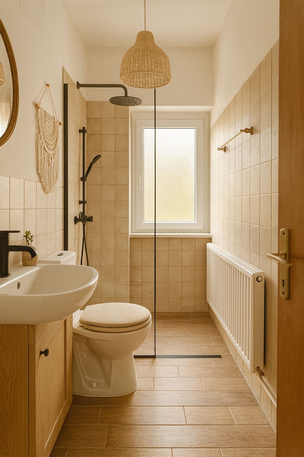 Freshly renovated 3-bedroom apartment with balcony & parking in Wedding