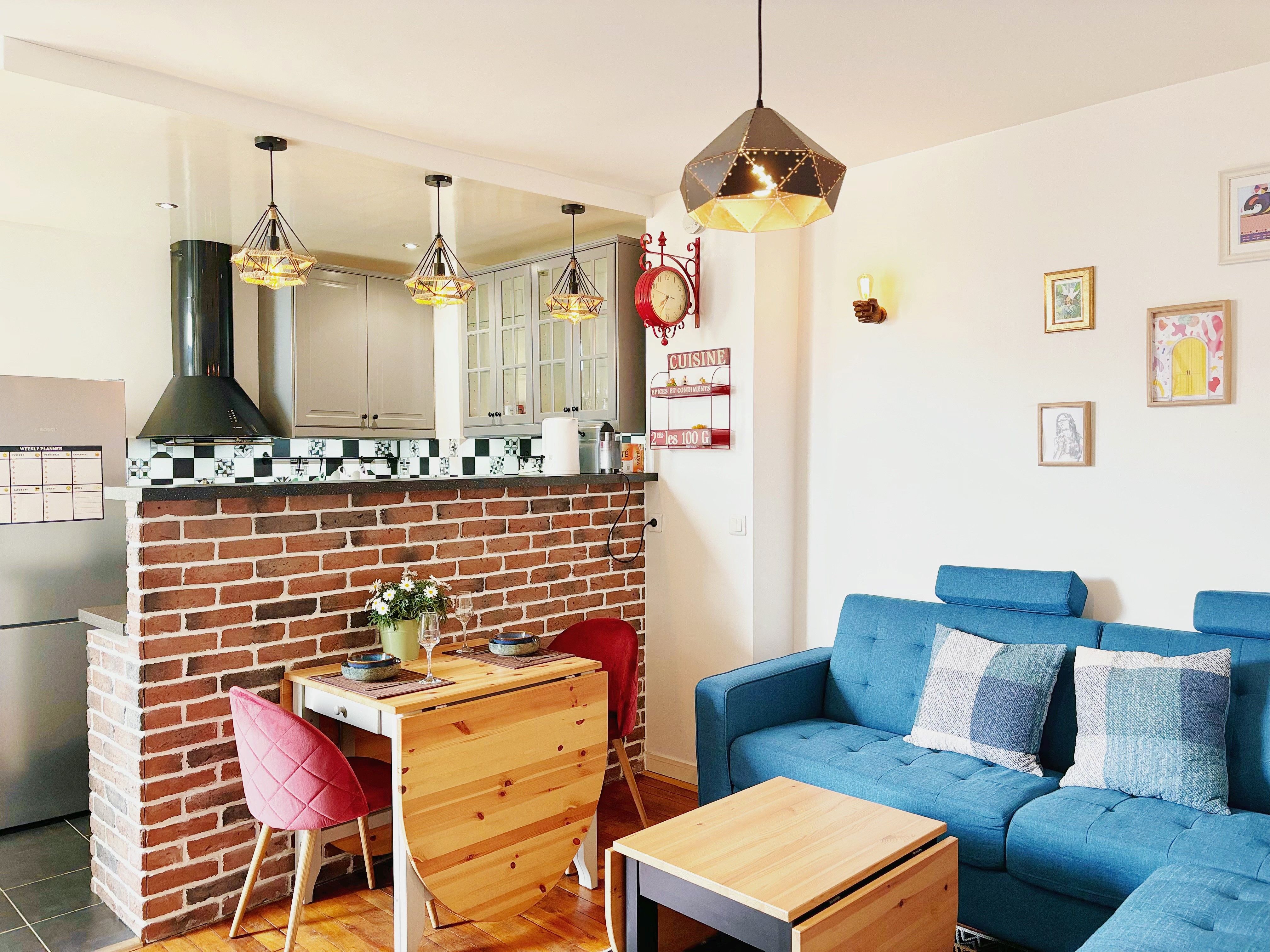 Appartement meublé 2 pièces 43m2 (loyer tout inclus) Maisons-Alfort