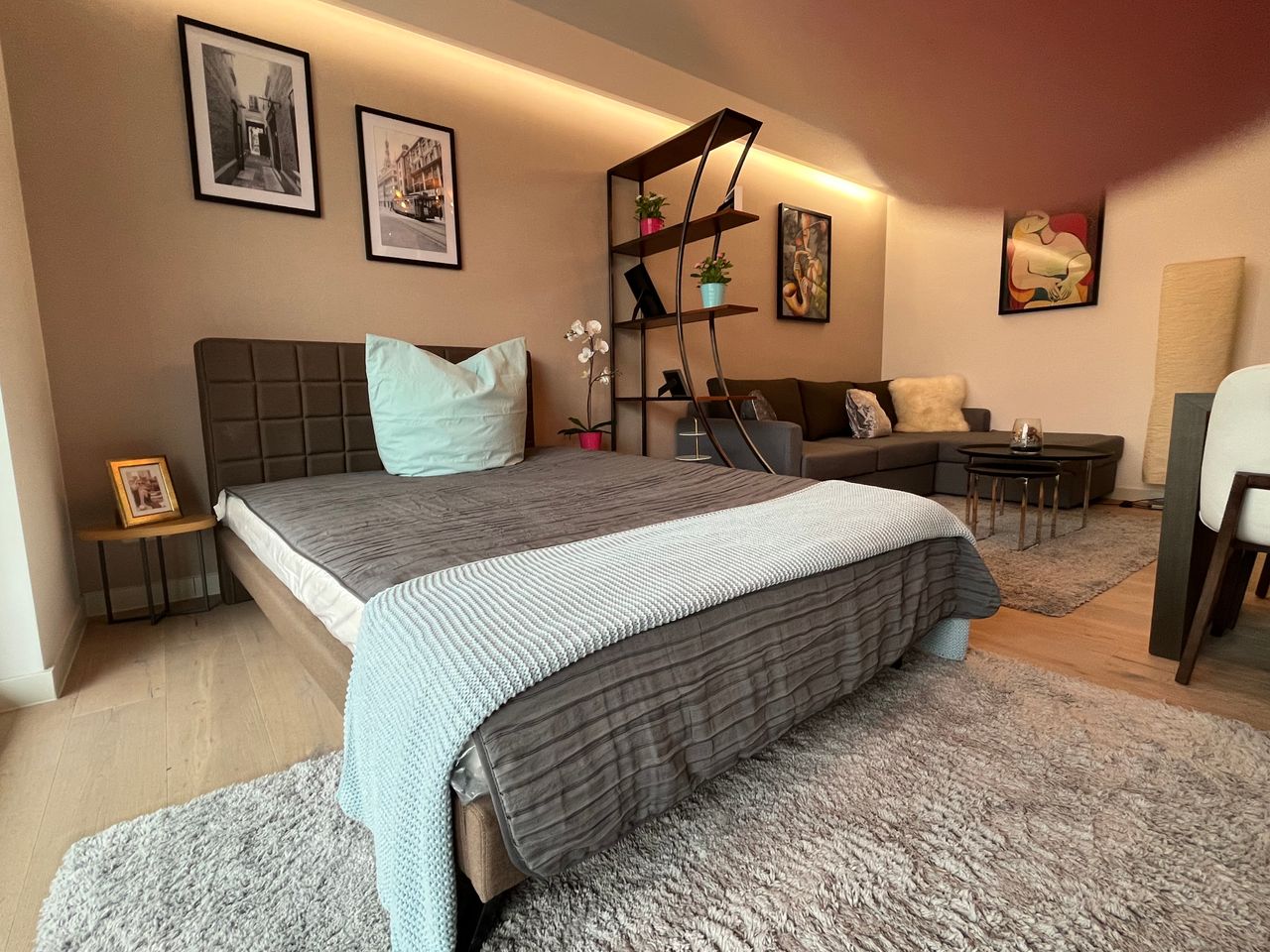 Cozy and modern studio apartment
