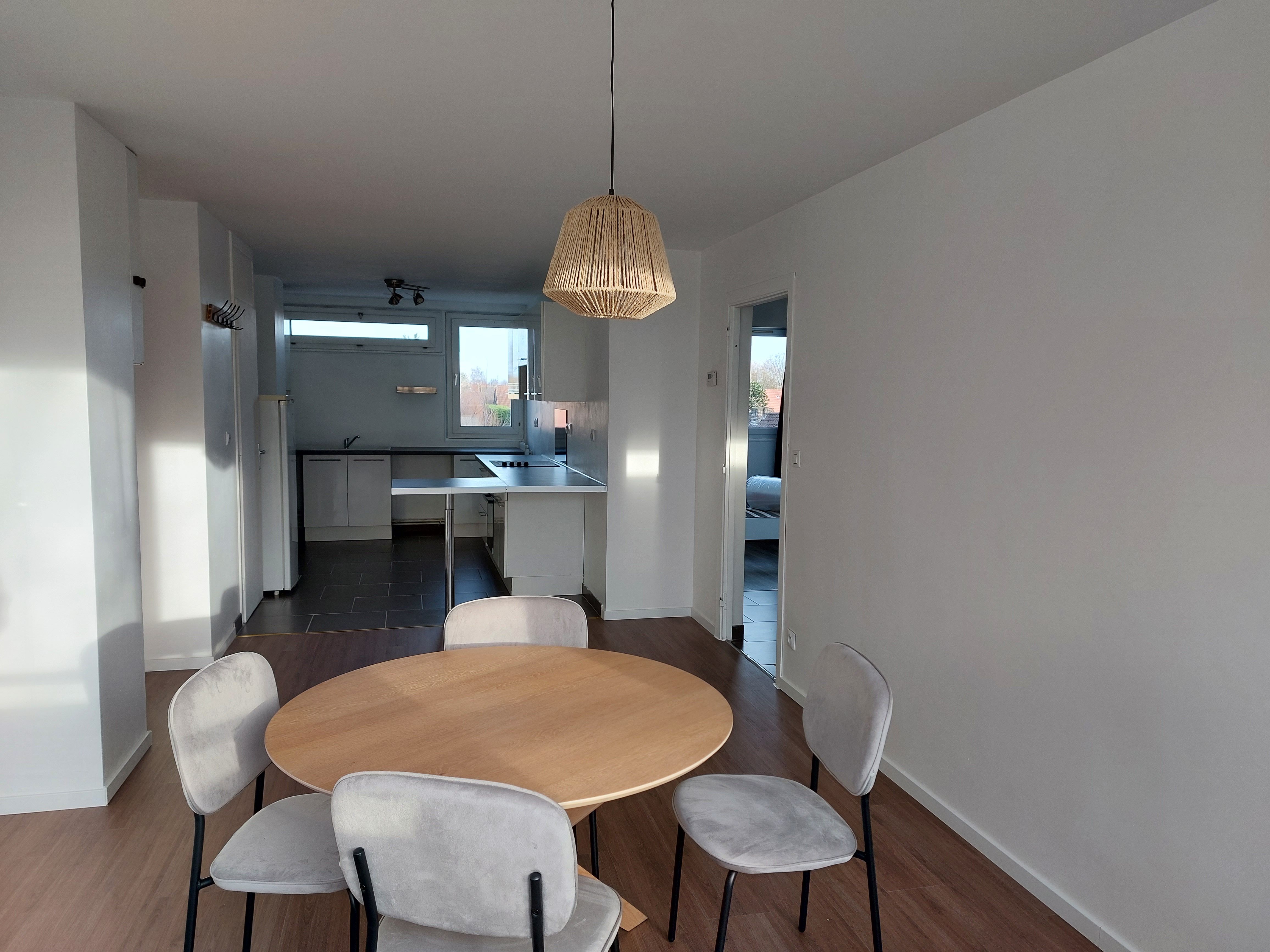 Appartement meublé T3 avec cave (loyer tout inclus) Wattrelos