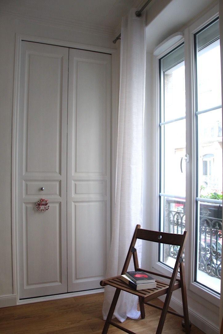 Location Duplex élégant à 10 min de l'Arc de Triomphe avec 1 chambre, parquet & belle hau